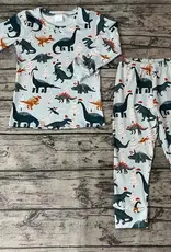 Aier Wholesale Long Sleeve PJs, Christmas Dinos