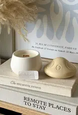 Studio Akiyo Wood Wick Candle, Mushroom