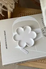 Studio Akiyo Flower Trinket Tray, Cream