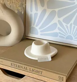 Studio Akiyo Cowboy Hat Match Holder, Cream