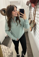 Mono B Quarter Zip Pullover, Asstd