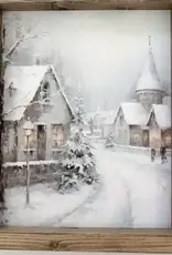 Ashwood Designs Winter Village Print, 9x11