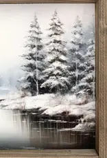 Ashwood Designs Winter Stream Print, 9x11