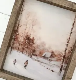 Ashwood Designs Winter Scene Print, 13x17