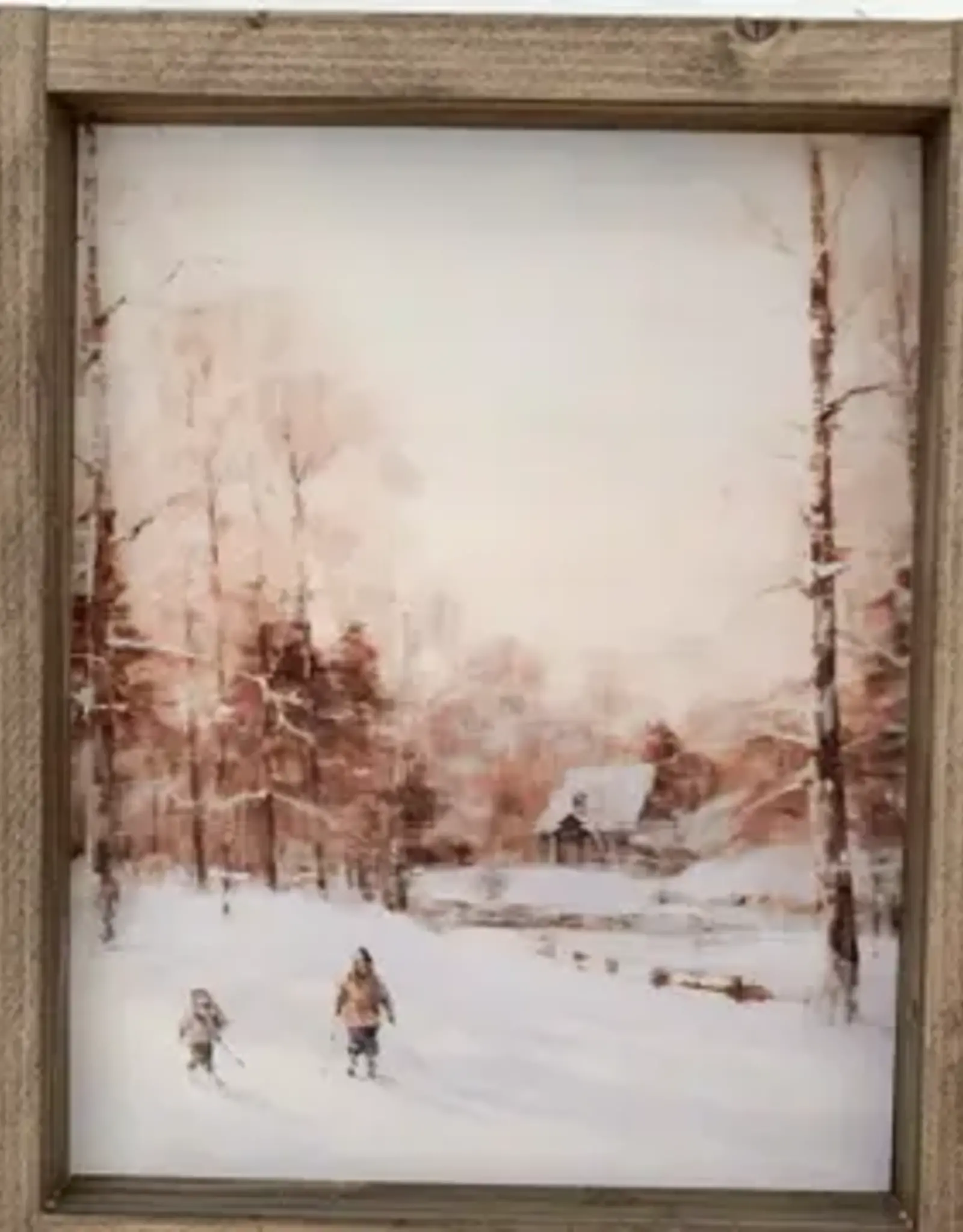 Ashwood Designs Winter Scene Print, 13x17