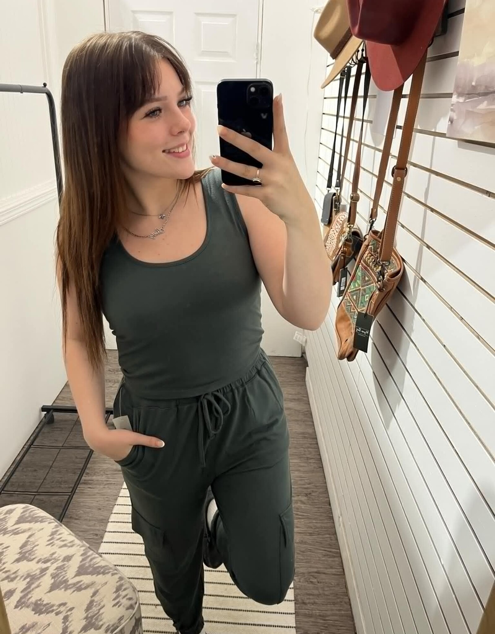 Mono B Brushed Lounge Tank, Urban Grey