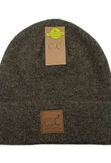 CC CC Beanie-Solid Knit, Recycled Yarn