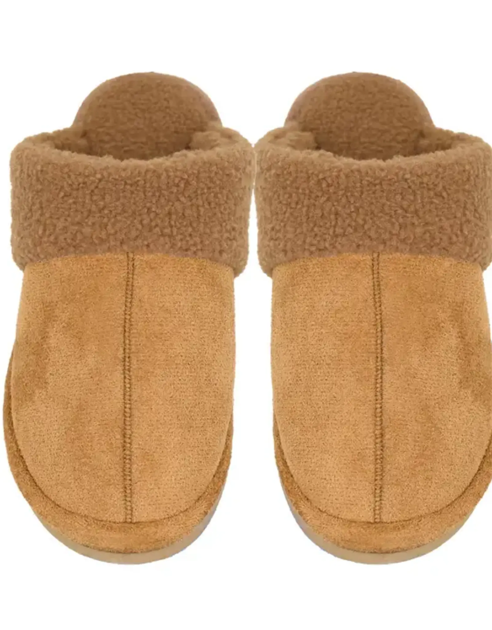 CC Suede Sherpa Slippers