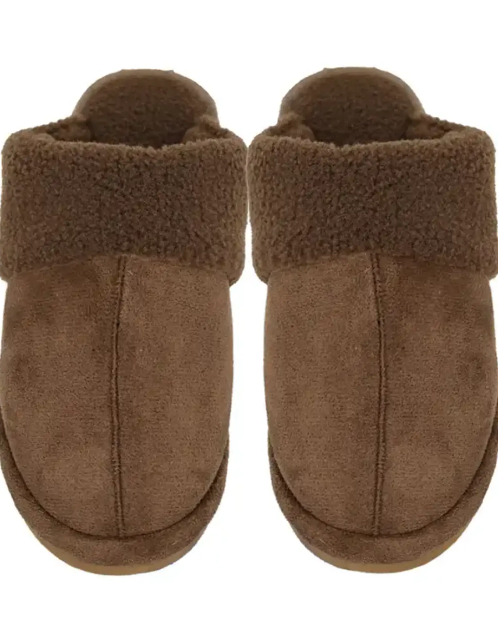 CC Suede Sherpa Slippers