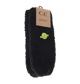 CC Boucle Knit Mittens, Asstd
