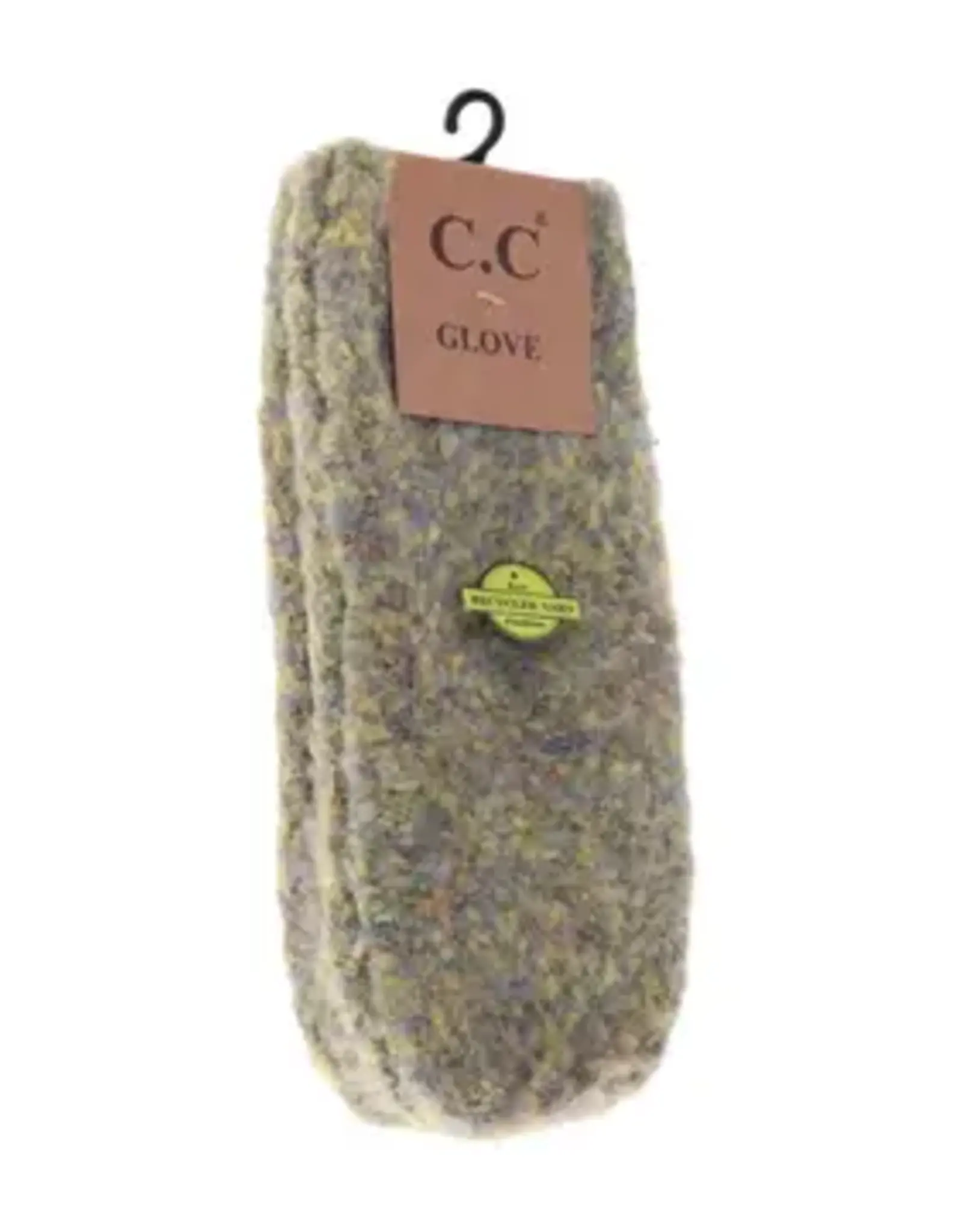 CC Boucle Knit Mittens, Asstd