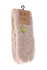 CC Boucle Knit Mittens, Asstd
