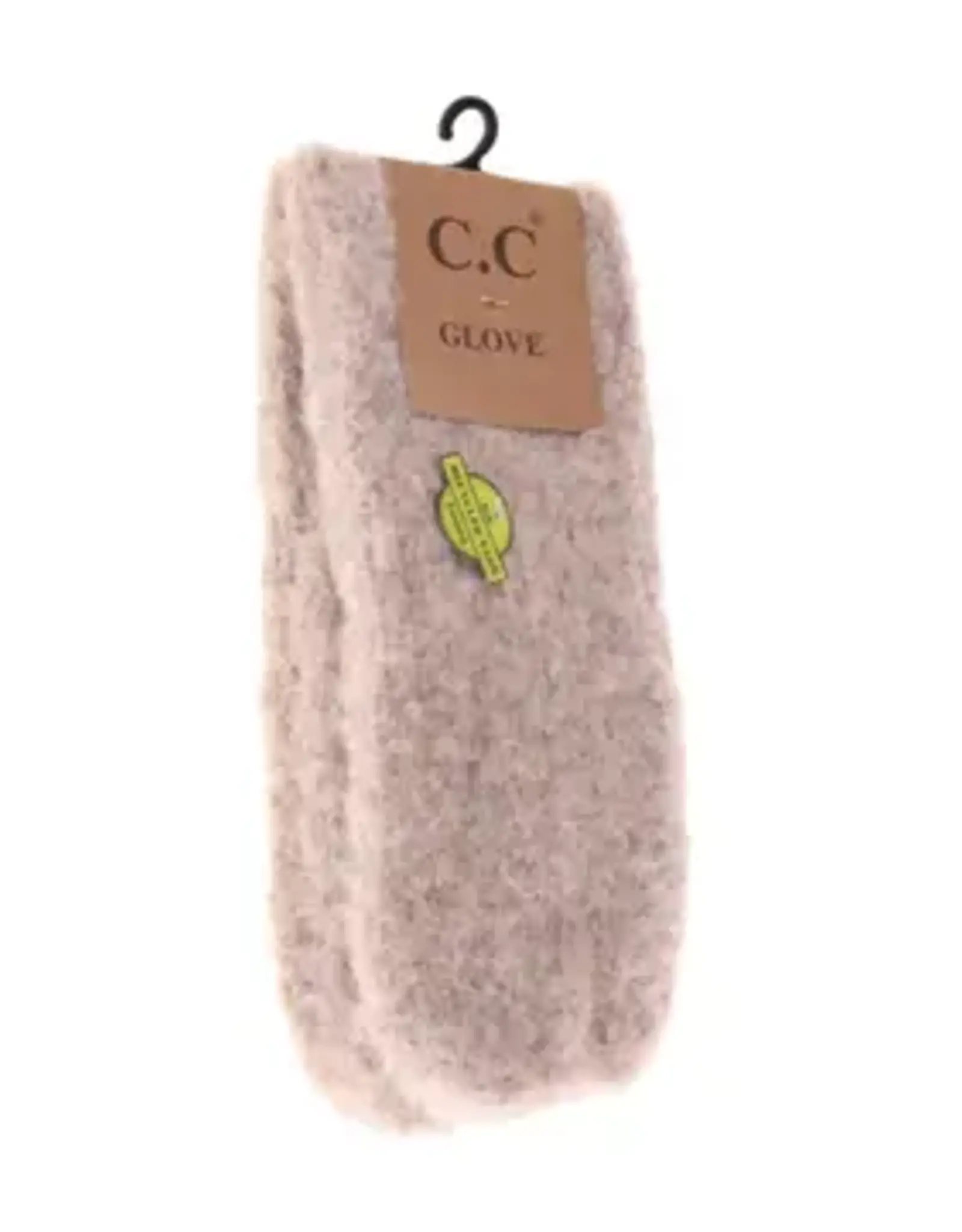 CC Boucle Knit Mittens, Asstd