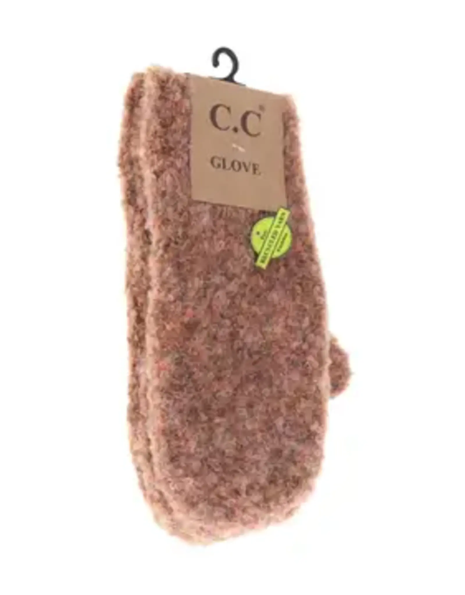 CC Boucle Knit Mittens, Asstd