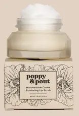Poppy & Pout Lip Scrub, Marshmallow Creme