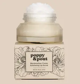 Poppy & Pout Lip Scrub, Marshmallow Creme