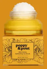 Poppy & Pout Lip Scrub, Wild Honey