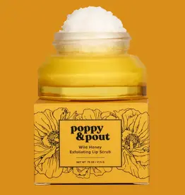 Poppy & Pout Lip Scrub, Wild Honey