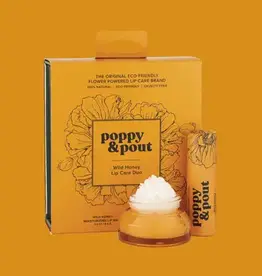 Poppy & Pout Lip Care Duo, Wild Honey