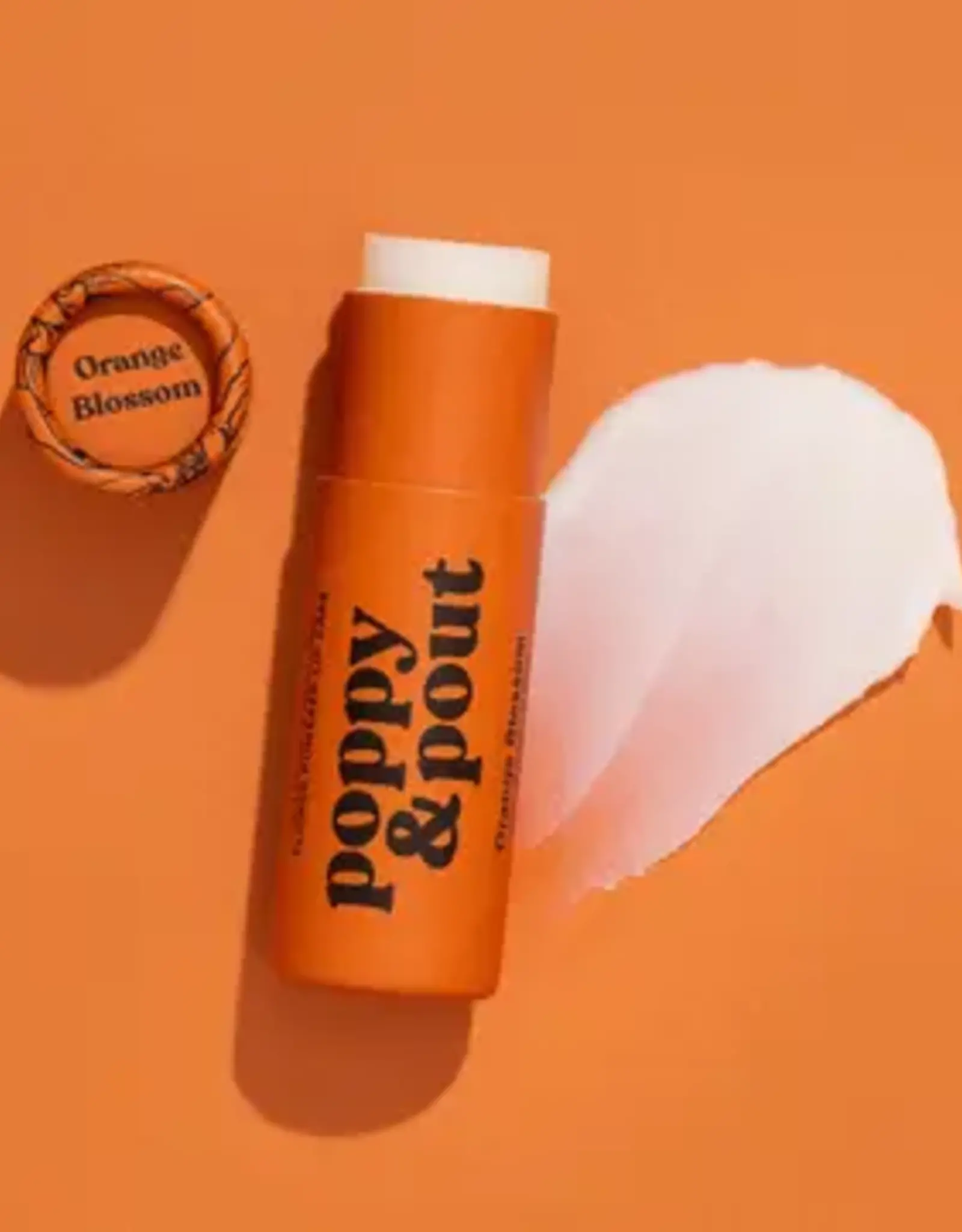 Poppy & Pout Lip Balm, Orange Blossom