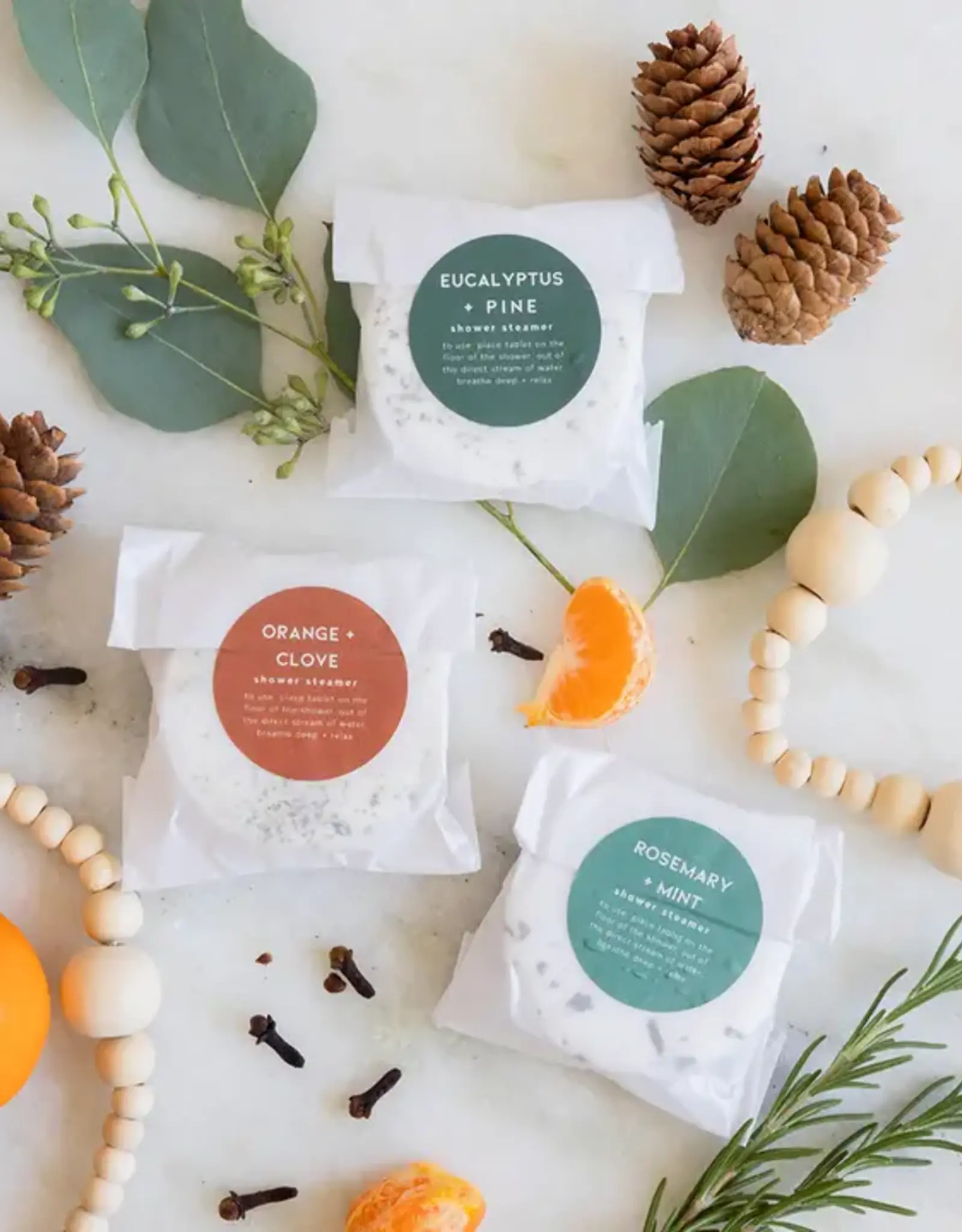 FD Market Shower Steamer, Holiday, Orange & Clove