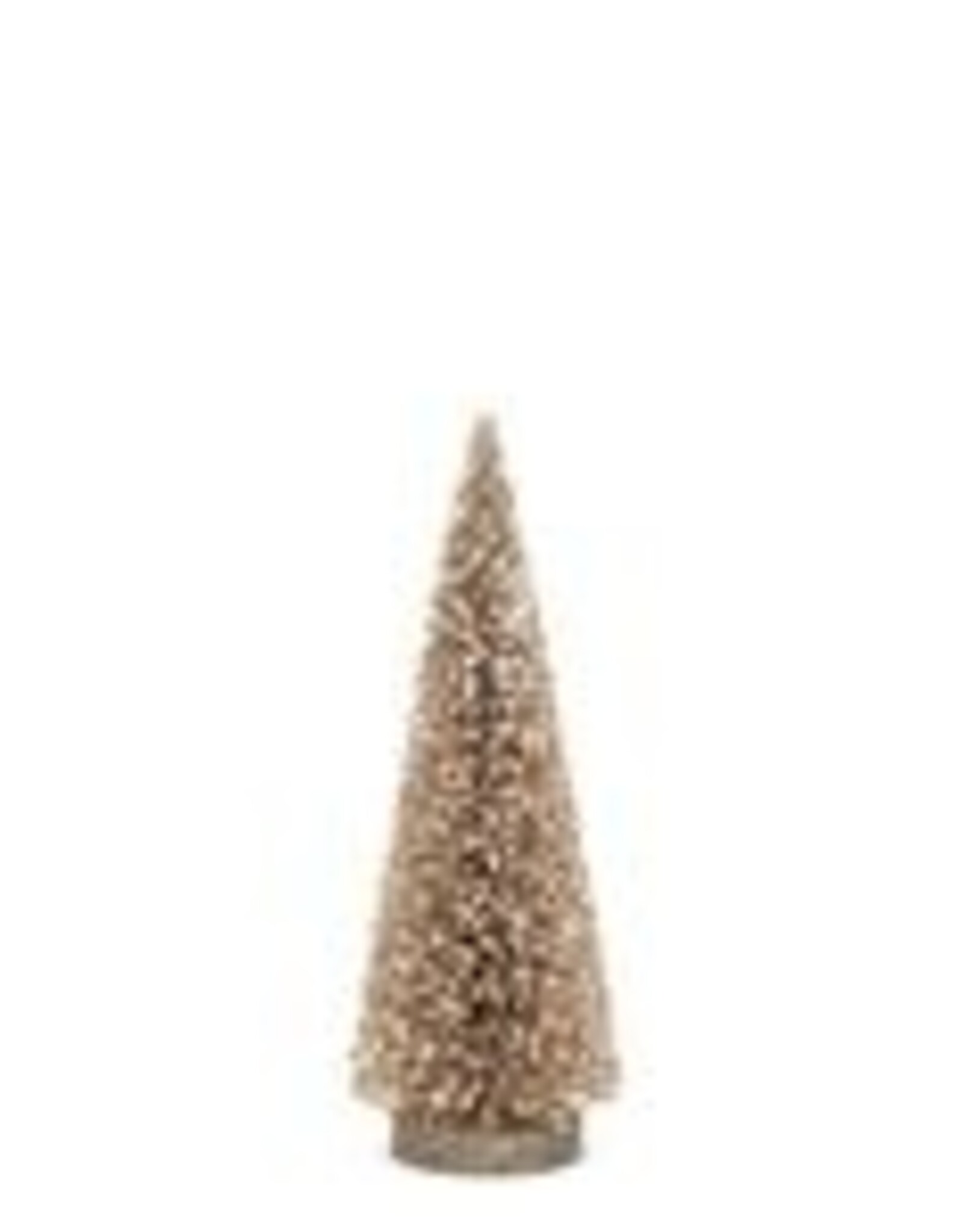 Bottle Brush Tree, Gold Glitter, SM