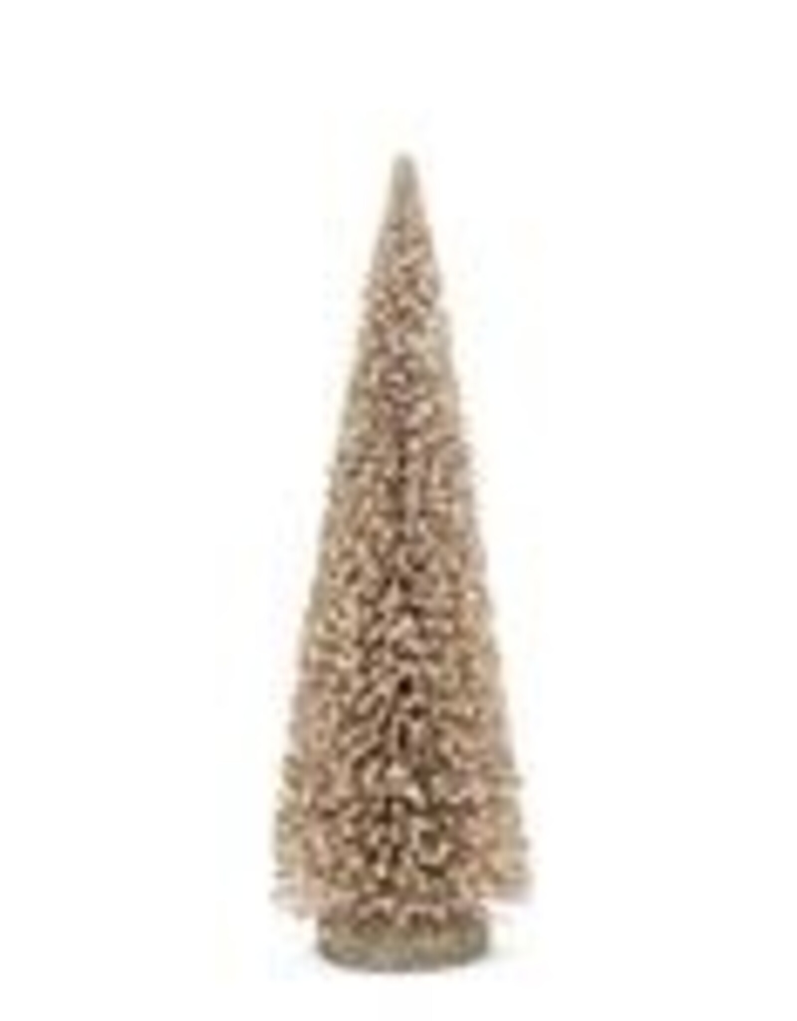 Bottle Brush Tree, Gold Glitter, MD