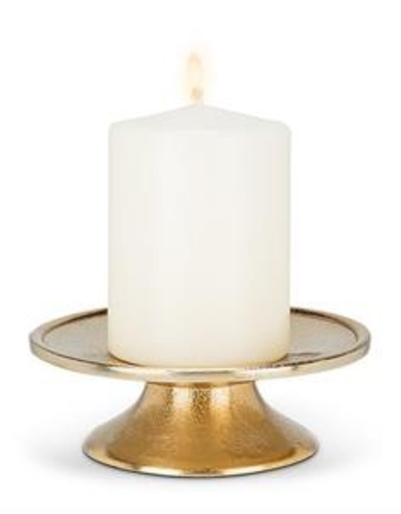 Pillar Candle Base, Gold