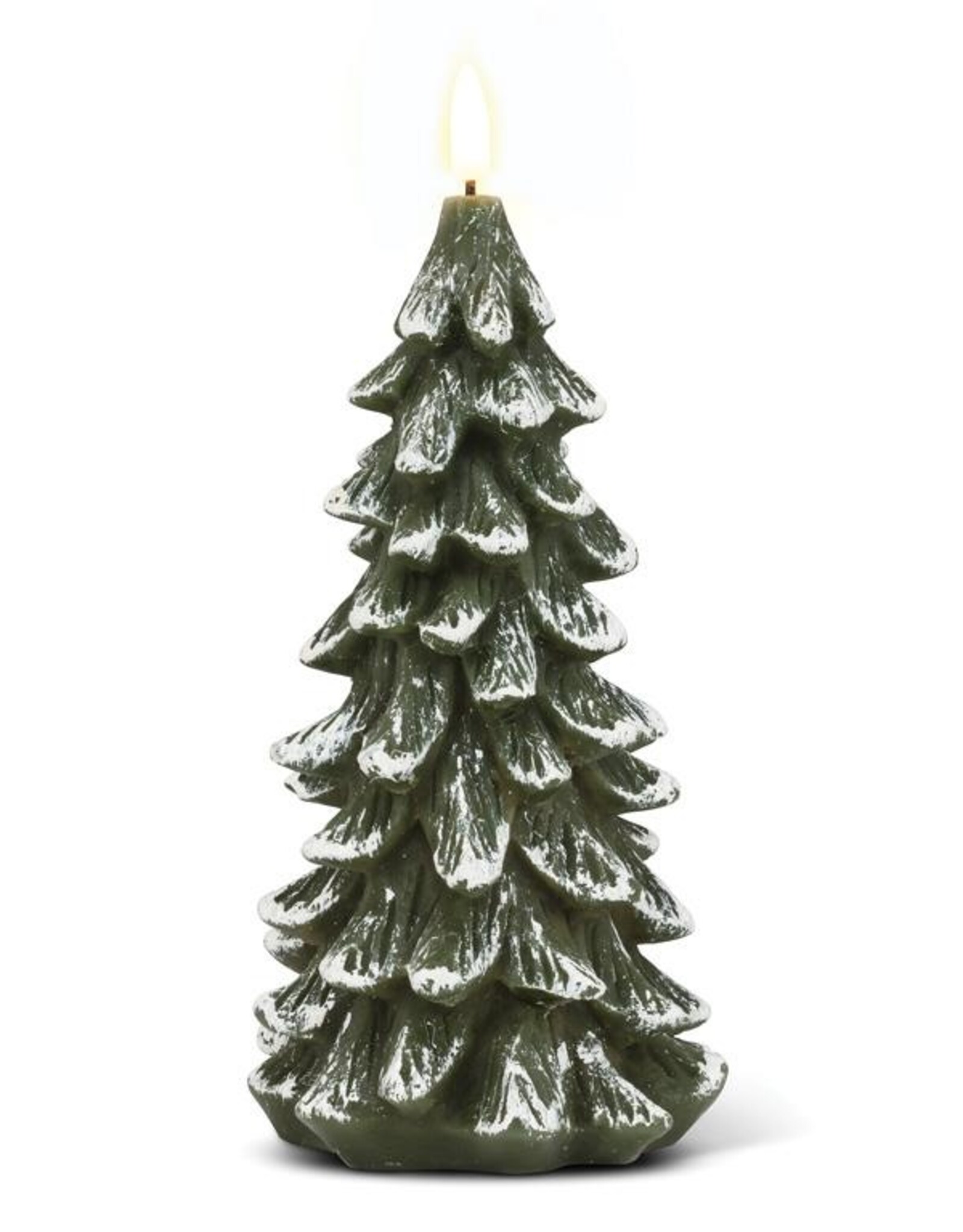Evergreen LED Candle, Green Lrg