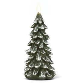 Evergreen LED Candle, Green Lrg