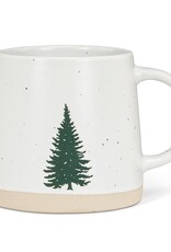Stoneware Mug w/Tree