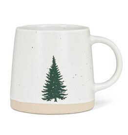 Stoneware Mug w/Tree