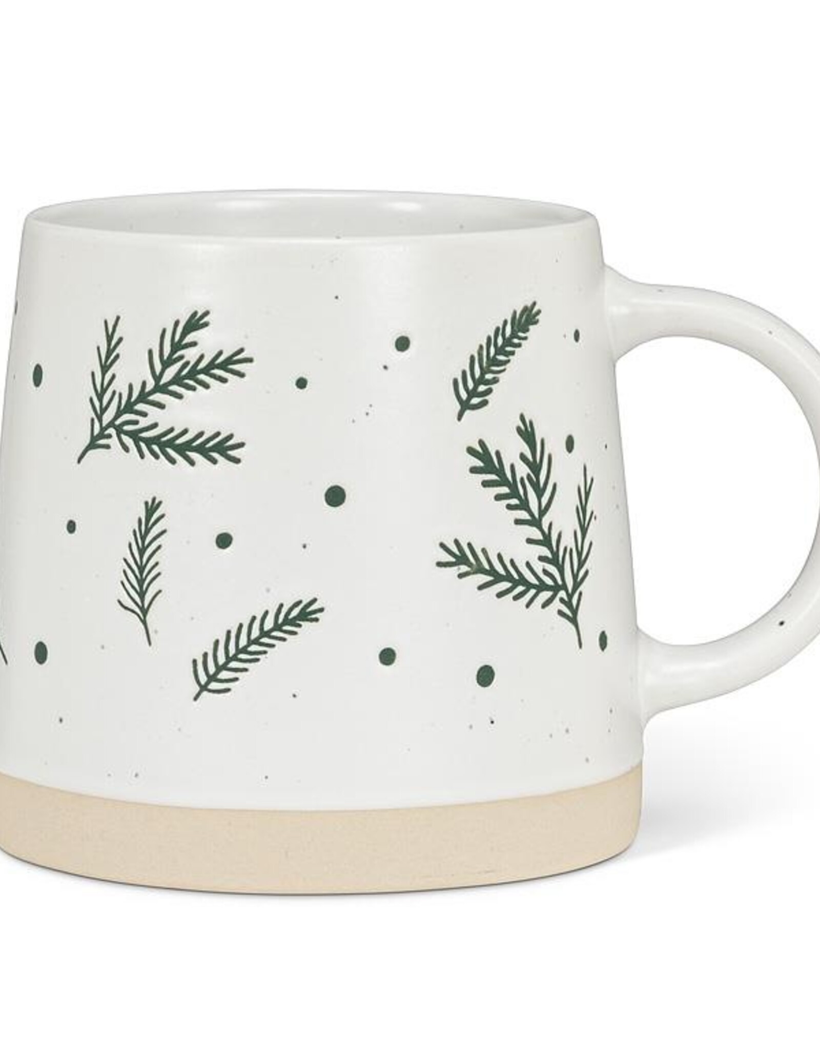 Stoneware Mug w/Pine Branches