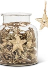 Simple Star Ornament, Gold (JAR)