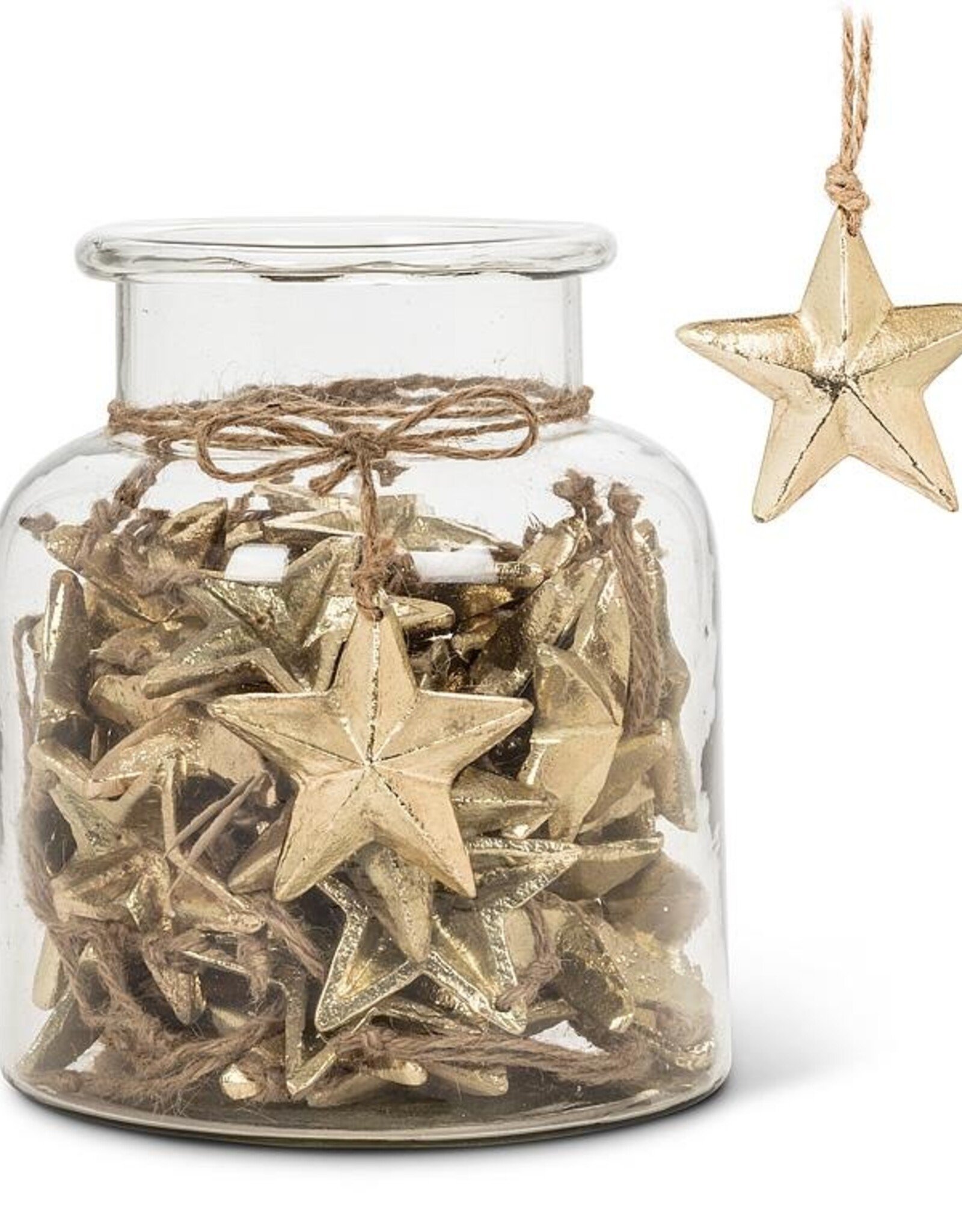 Simple Star Ornament, Gold (JAR)