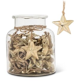 Simple Star Ornament, Gold (JAR)