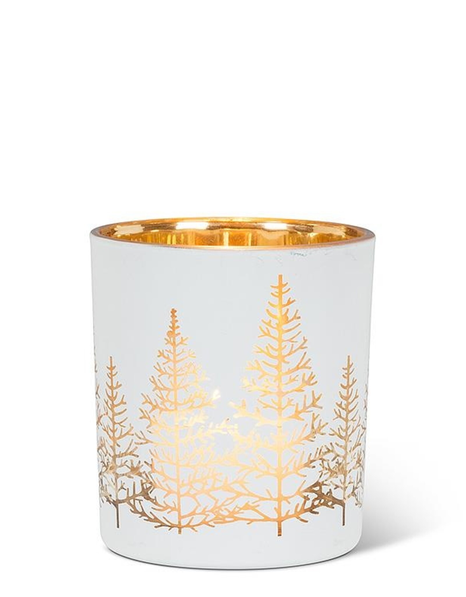White/Gold Tea Light Holder, Small