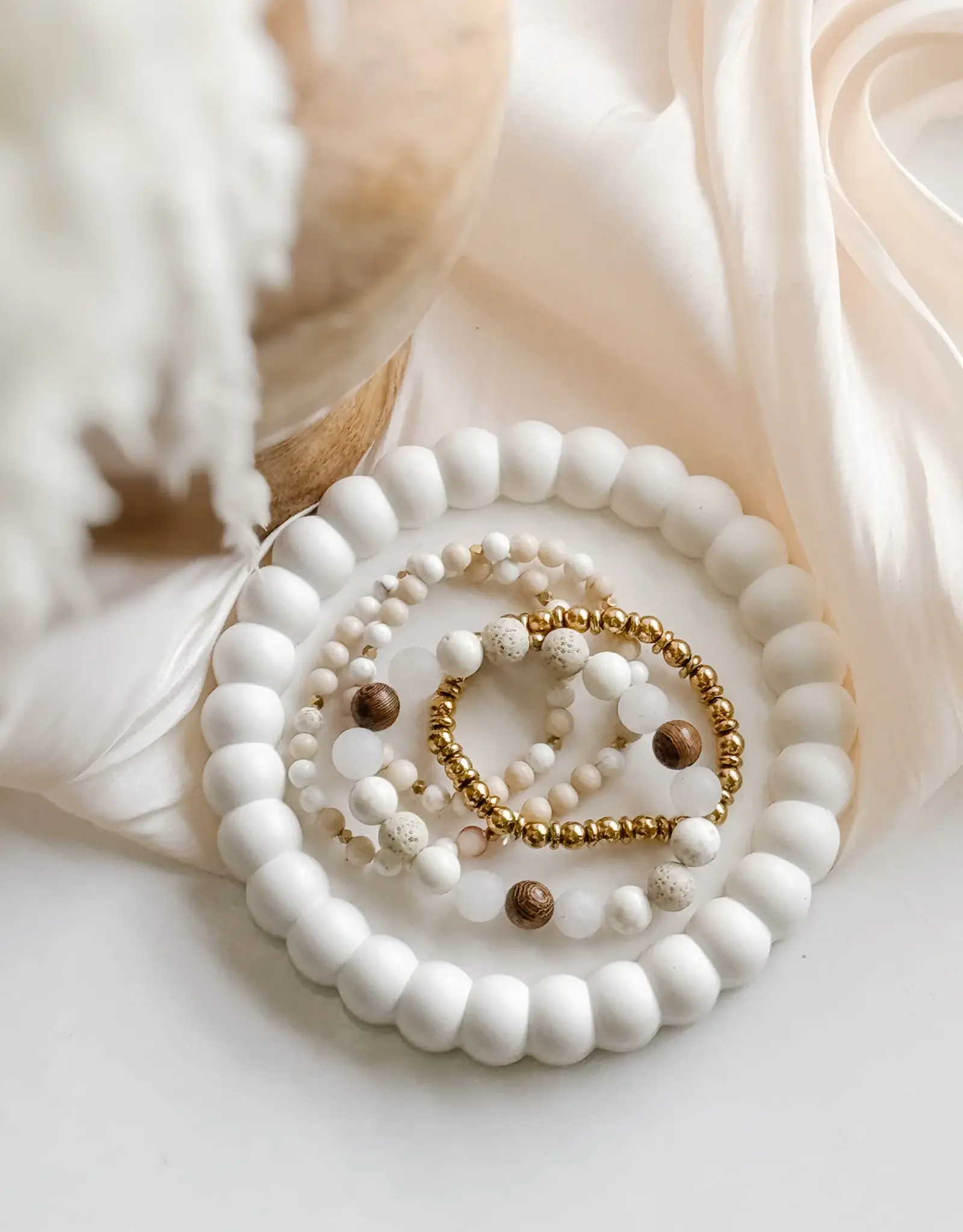 Sweet Three Designs Tranquility Stacking Bracelet Set