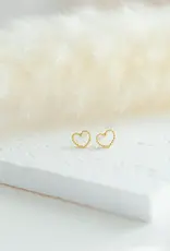 Sweet Three Designs Bitty Heart Studs