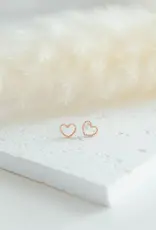Sweet Three Designs Bitty Heart Studs