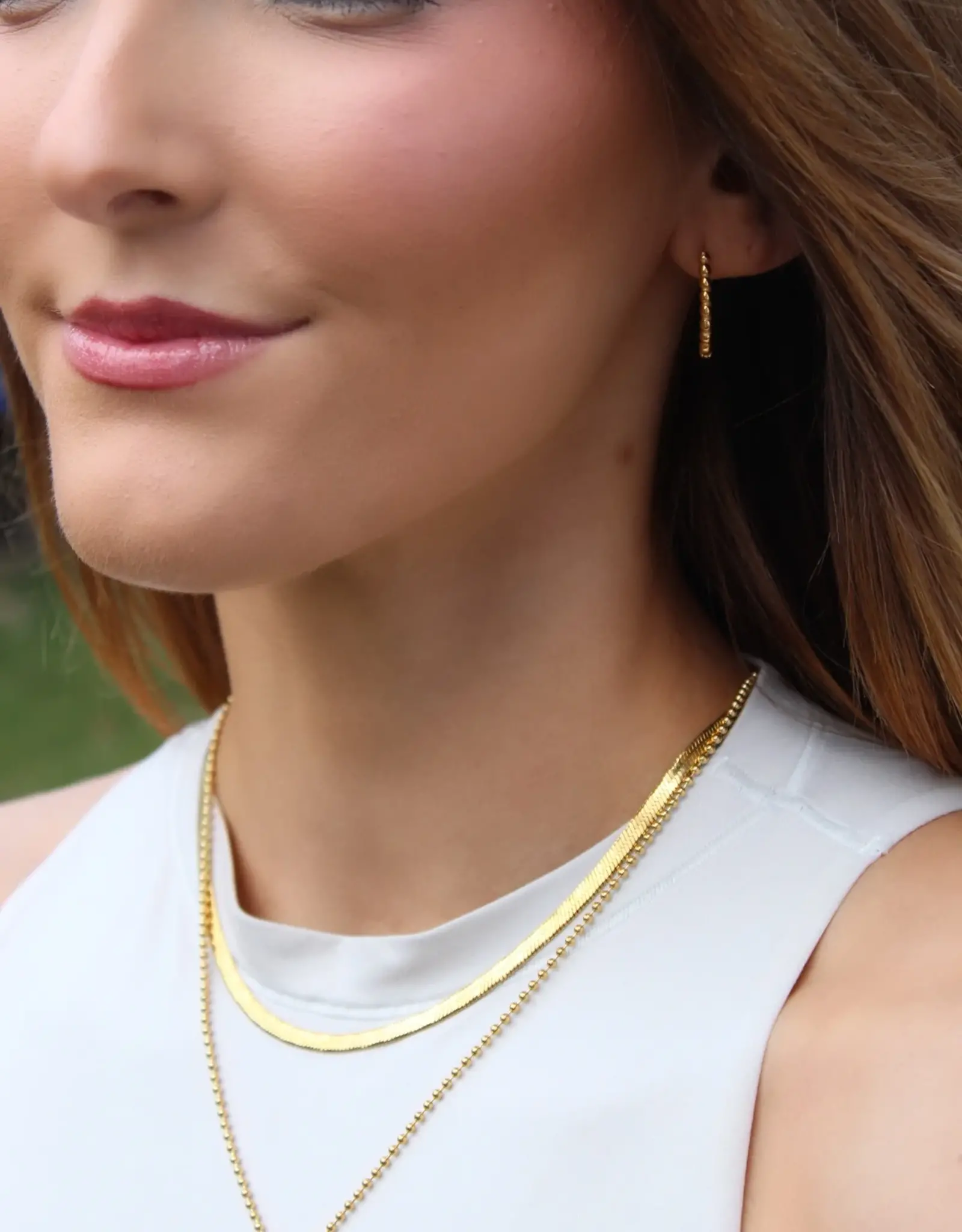 Sweet Three Designs Lena Herringbone Chain