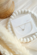 Sweet Three Designs Reversible Heart Birthstone Necklace