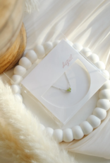 Sweet Three Designs Reversible Heart Birthstone Necklace