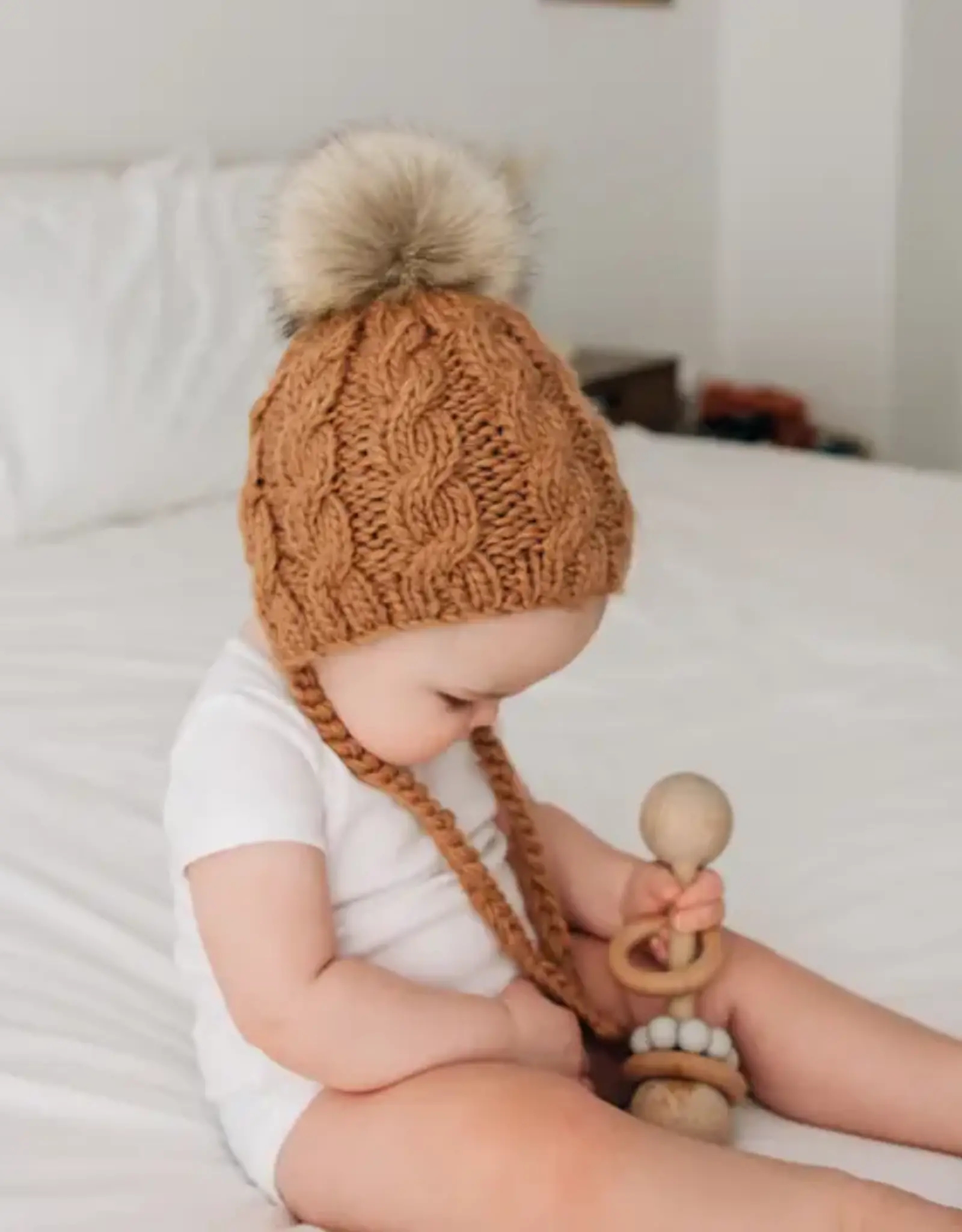 Huggalugs Aspen Knit Bonnet, Kids/Baby