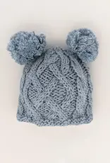 Huggalugs Double Pom Knit Beanie
