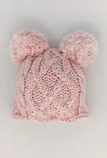 Huggalugs Double Pom Knit Beanie
