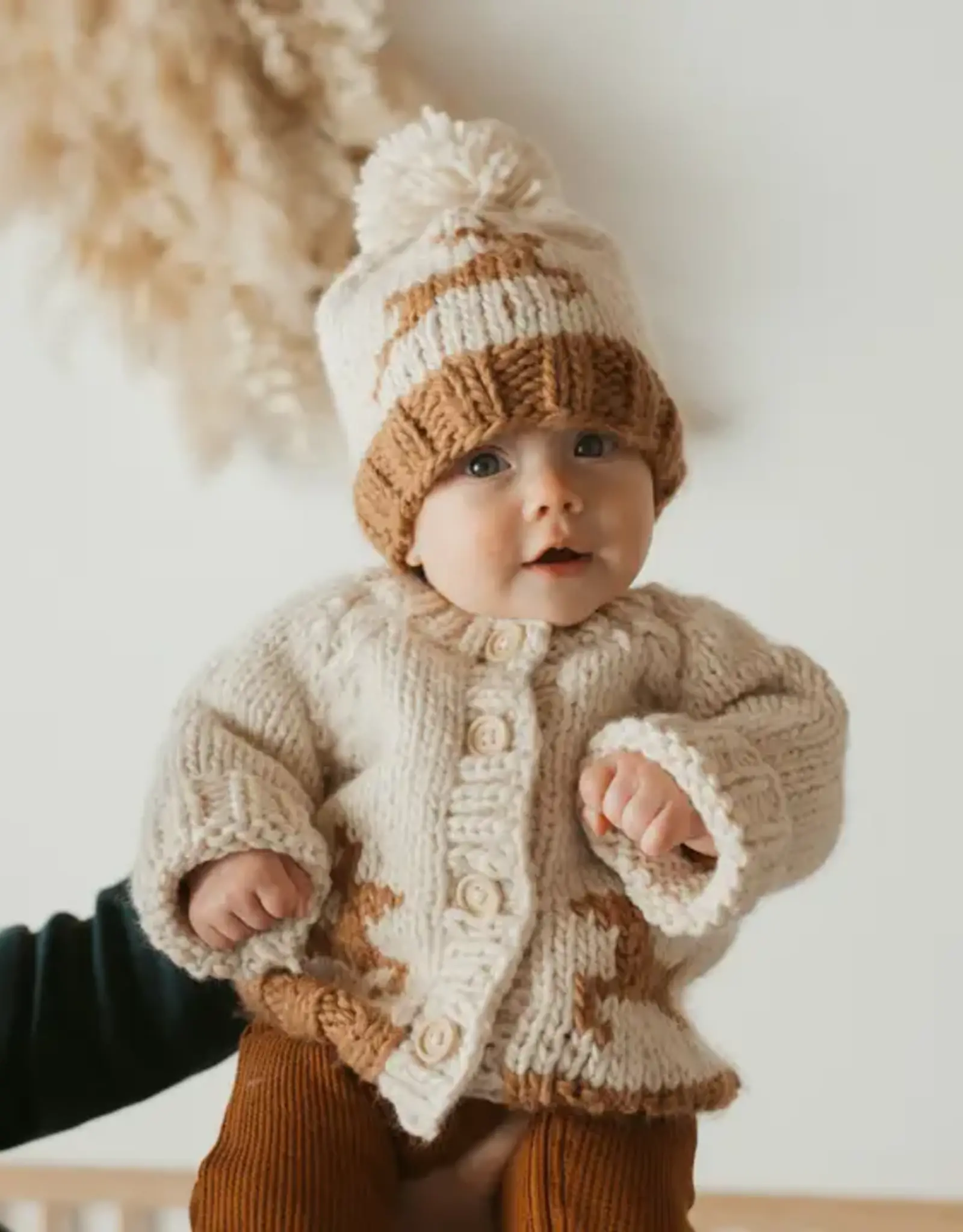 Huggalugs Oh Deer Knit Beanie, Baby/Kids