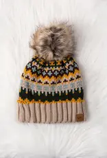 Panache Apparel Co. Multicoloured Pom Hat, Asstd