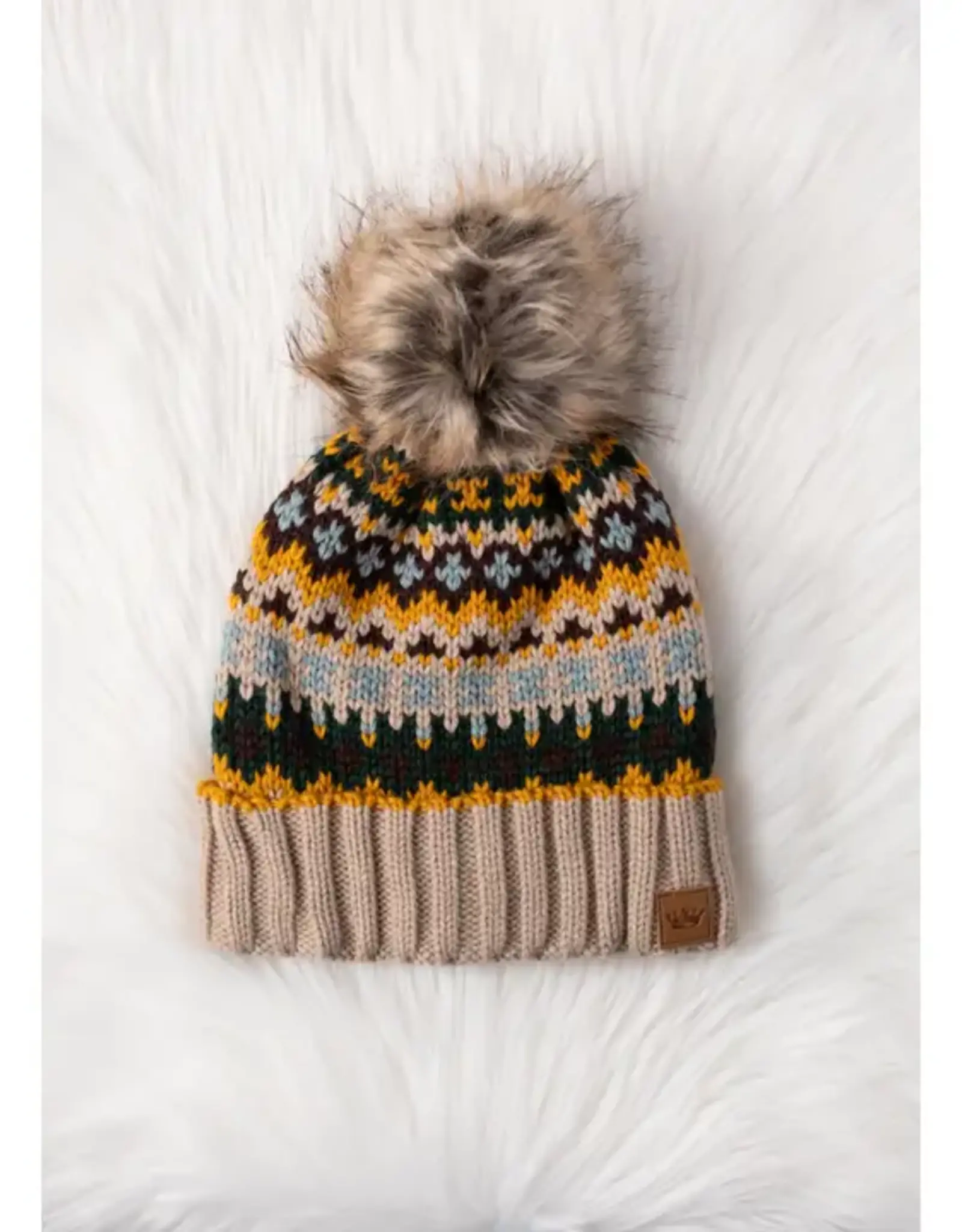 Panache Apparel Co. Multicoloured Pom Hat, Asstd