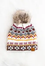 Panache Apparel Co. Multicoloured Pom Hat, Asstd